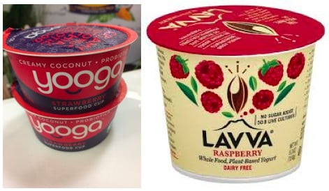 Plant-based yogurts