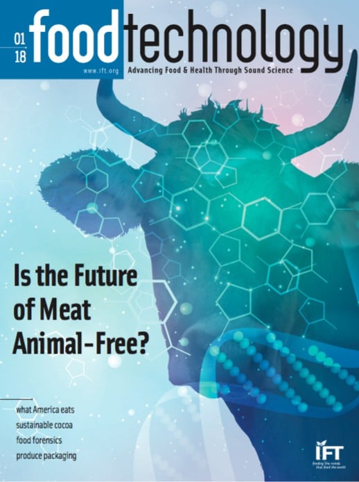 Ift magazine cover "is the future of meat animal-free? "