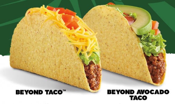 Del taco beyond avocado tacos